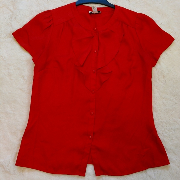 Fall Ruffled Blouse - Picture 8 of 11